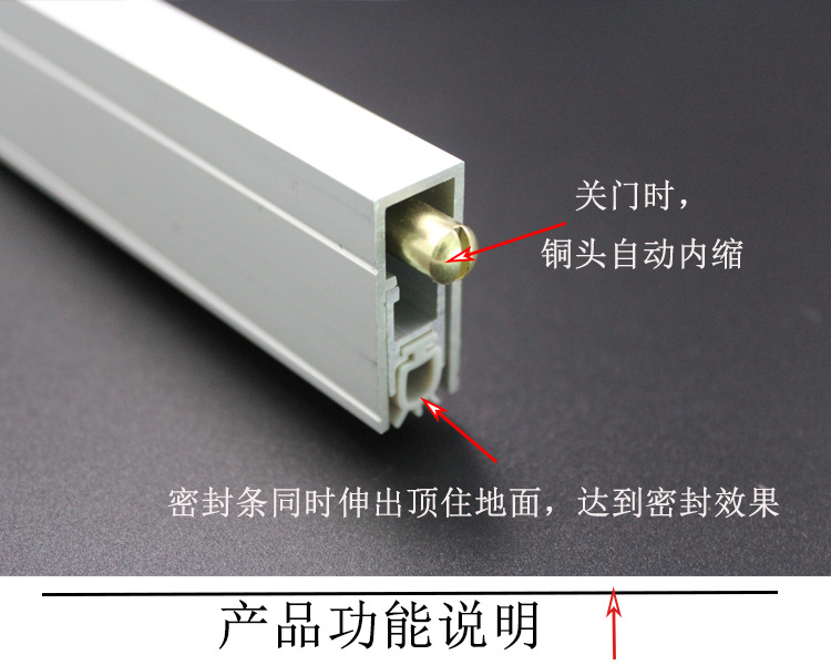 樂朗五金RDA-31 新型鋁型材隔音密封條