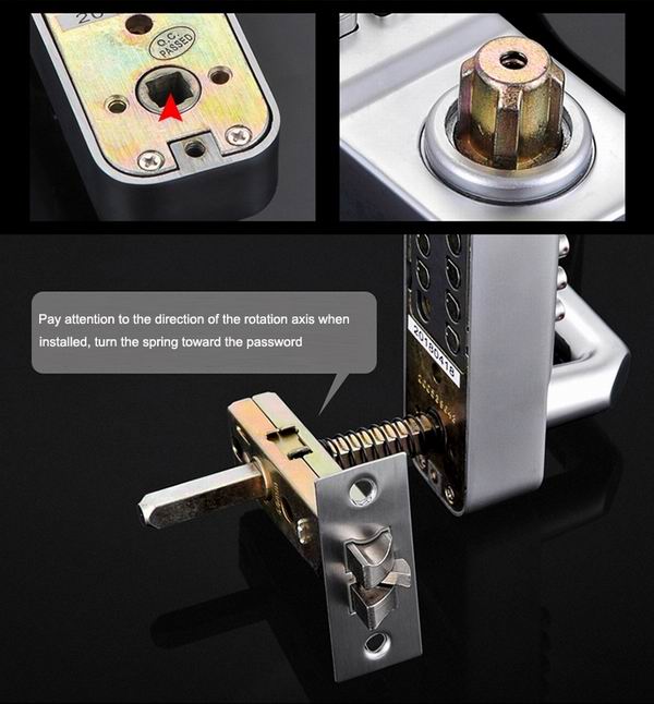 Mechanical Digital Push Button Lock