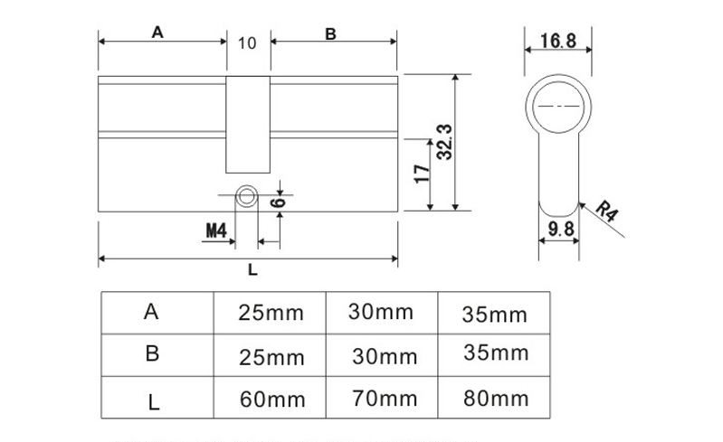 anti-theft door lock cylinder