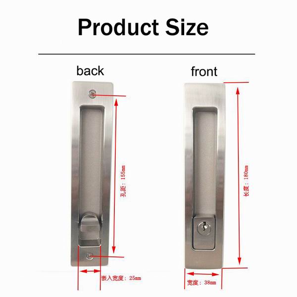 sliding door hook lock